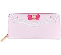BMCOUTURE Linda Sailor Moon - Cartera pequeña con diseño de Kawaii Tsukino Usagi, Rosa/Rebel Fun.,