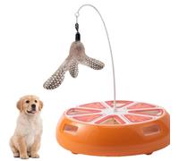 Bmdjdq Cat Toy Roller, Kitten Exercise Toy, Cat Exercise Device, Rotating Cat Toy, Intelligent Smart Mute Cat Toy, Rechargeable Cat Toy Roller with Feathers for Indoor Cat Roller Toys