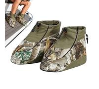 Bmdjdq Fundas aisladas para botas, resistentes al viento y al agua, 1 par, protector aislante de zapatos cálido, equipo versátil para exteriores, para caza, camping, pesca, clima frío al aire libre