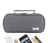 Bmdjdq Handheld Pencil Organizer, Mesh Pocket Stationery Case, Ballpoint Pen Holder, Large Storage Pencil Pouch, Large Capacity Handheld Bag Multi Layer Pencil Pouch for Ballpoint Pens