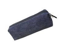 Bmdjdq Retro Pencil Bag, Corduroy Stationery Bag, Corduroy Pencil Bag, Vintage Pencil Case, Retro Corduroy Pouch, Portable Large Capacity Pen Case for Student Pens, Pencils, Eraser, Markers