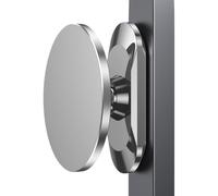 Bmdjdq Soporte magnético para teléfono, estabilidad de fijación segura, 6 x 5,6 x 2 cm, soporte magnético para teléfono de gimnasio de doble cara, soporte móvil giratorio, uso de alta intensidad, para