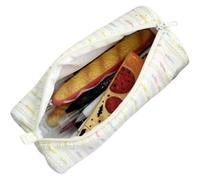 Bmdjdq Strawberry Style Pencil Bag, Stylish Stationery Organizer, Strawberry Themed Stationery, Compact Stationery Case, Canvas Pencil Case, Big Capacity Pencil Case for Girls Teens