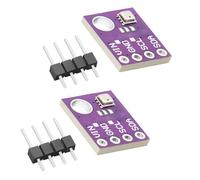 BME-280 - Sensor barométrico para temperatura, humedad APKLVSR y presión atmosférica, sensor de humedad BME 5 V, módulo IIC I2C, compatible con Arduino y Ras-pberry Pi (2 unidades)