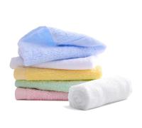 Bmeigo Paquete de 6 paños de franela de 12 x 12 pulgadas, toalla de tela de bambú absorbente, suave, reutilizable, toalla de limpieza facial para bebés, niños y adultos, belleza de spa en casa