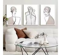 BMGKYAGL Lienzo abstracto moderno con líneas desnudas, decoración de pared para sala de estar, dormitorio, póster de alta definición para decoración del hogar (80 x 120 cm, sin marco)