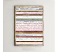 BMGKYAGL Poema, Póster de arte imprimible para pared, Decoración de pared, Palabras inspiradoras, Cita motivacional, Láminas literarias (30x45cm/Marco interno)