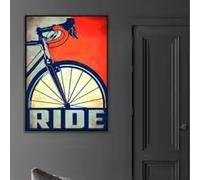 BMGKYAGL Pósteres de bicicletas retro, pósteres de bicicletas de carreras, para amantes de la bicicleta, decoración del hogar, arte de pared (20 x 30 cm/sin marco)