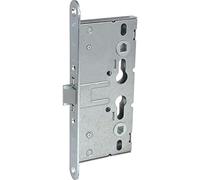 BMH 1759.000008 DM65 PZ72 - Cerradura universal para puerta de escape (1 hoja, 24 mm, con orificios de roseta, acero inoxidable 1759), color plateado