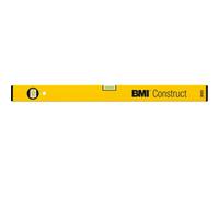 BMI 689120P-GELBCON Powder Coated "Ecoline" Alu-Spirit Level, Yellow, 120 cm 120