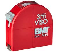 BMI bm405341 3 m Viso 3 en 1 Métricas cinta métrica, color rojo