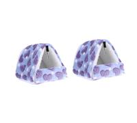 BMKGODN 2 uds Nido de hámster Ropa Cama for Ratas escondite for Erizo Mini for Mascotas jamón Invierno