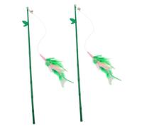 BMKGODN 2 Unidades de Juguete Interactivo for Gatos con Palo, Ideal for Que los Gatitos se entretengan y jueguen Solos