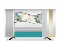 BMKGODN Decoración Cubierta de TV 32-80 pulgadas Protector pantalla televisión a prueba polvo for LCD LED Montaje en pared Monitor escritorio curvo protectora(B,40 43IN)