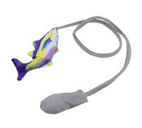 BMKGODN Juguete Interactivo de Peluche con Forma pez saltarín, Ideal for Gatitos Activos. Diseño Resistente a los arañazos(Assorted Color)