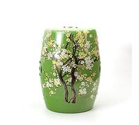 BMKGODN Nuevo Taburete de Tambor Chino for el hogar, Taburete cerámica for Sala Estar, Redondo for jardín, Vintage, for Dormitorio(Green)