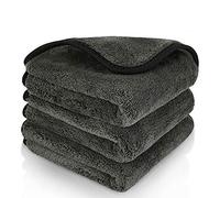 BMLEI Paños de Limpieza de Coche de Microfibra, Toallas de Microfibra Ultra Gruesas de 1200 g/m² para automóviles, Toalla de Secado Suave para Lavar, pulir y detallar automóviles, 16 x 16 Pulgadas