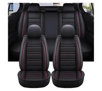 BMLGPGBCDW Coche para Opel para Astra J Fundas De Asiento Universales Accesorios(5 Piezas Negro Rojo)