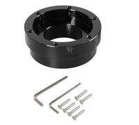 BMLGPGBCDW Levas de Cambio en el Volante Adaptador De Cubo para Volante De 13/14 Pulgadas para Logitech G25 G27 G29 G920 70 Mm PCD(Negro)