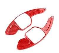 BMLGPGBCDW Levas de Cambio en el Volante Pegatina De Extensión De Palanca De Cambios del Volante del Coche para Seat para Ibiza para Alhambra para Arona(Carbono Rojo)