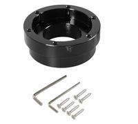 BMLGPGBCDW Levas de Cambio en el Volante Plata del Adaptador del Volante De Aleación De Aluminio 70mm del Juego De Carreras para Logitech G29 G920 G923(Negro)