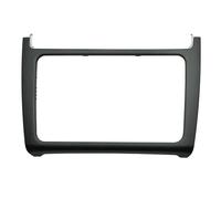 BMLGPGBCDW Panel de Radio estéreo para VW para Polo 2014-2017 Kit De Marco Montaje Panel Salpicadero Coche Bisel Embellecedor De Radio Audio Fascia Panel de Radio(Negro Mate)