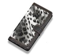 BMLLQSS Funda de piel sintética de alta calidad con tapa para iPhone 15Pro Max/15 Pro/15 Plus/15, funda tipo cartera, elegante patrón de estampado de leopardo con 3 ranuras para tarjetas (15 Pro Max