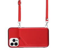 BMLLQSS Funda tipo cartera de poliuretano para iPhone 13 Pro Max/13 Pro/13 con decoración de corazón de diamante brillante con ranura para tarjetas y dinero en efectivo, cierre magnético con cuerda de