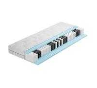 BMM Colchón 140x200 cm Ortho Medic con núcleo de muelles ensacados, Grado de firmeza H3, colchón ergonómico de 7 Zonas, Altura 21 cm.