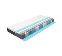 BMM Colchón easyone 105x190 cm firmeza Media, Sistema híbrido de 5 Capas, combinación de núcleo de muelles ensacados y Espuma, colchón ergonómico de 7 Zonas, Altura de 22 cm.