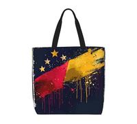 bmnaswt Bolso de mano ligero con cremallera con estampado de bandera de Venezuela, bolso diario casual para compras y trabajo