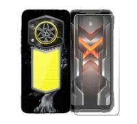 BMPNLSZ Carcasa para Doogee Blade 20X + Vidrio Templado - OYLLM22 | Suave Silicona TPU Canica Funda para móvil Resistente + Cristal Templado Film Vidrio Protector de Pantalla (6,6")
