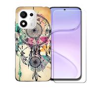 BMPNLSZ Carcasa para Doogee S200E + Vidrio Templado - OYLLM10 | Suave Silicona TPU Canica Funda para móvil Resistente + Cristal Templado Film Vidrio Protector de Pantalla (6,72")