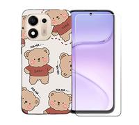 BMPNLSZ Carcasa para Doogee S200E VIP + Vidrio Templado - OYLLM48 | Suave Silicona TPU Canica Funda para móvil Resistente + Cristal Templado Film Vidrio Protector de Pantalla (6,72")