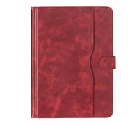 BMPNLSZ Cáscara Universal para Tabletas de 9-10.1 Pulgadas, para Logicom Tab Stand Pro 2 (10,1"), Cinturón con Cinturón de Silicio Fijo Ajustable - Rojo