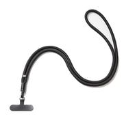 BMPNLSZ Cordón de Correa de Muñeca de Mano, Ajustable, Antipérdida, Es Universal en Varios Modelos de teléfonos móviles - 67CM,Negro