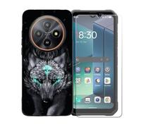 BMPNLSZ Funda para Blackview STRONG2, Suave Silicona TPU Canica Carcasa Caso Case + Cristal Templado Film Vidrio Protector de Pantalla para Blackview STRONG2 - BST13