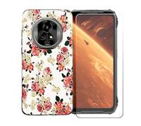 BMPNLSZ Funda para Blackview Xplore 2 Satellite, Suave Silicona TPU Canica Carcasa Caso Case + Cristal Templado Film Vidrio Protector de Pantalla para Blackview Xplore 2 Satellite - OYLLM1