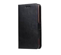BMPNLSZ Funda para BLU Bold K12 Flip Case, Suave PU Cuero Carcasa con Cover, Cierre Magnético, Función de Soporte, Billetera con Tapa Tarjetas Funda Cuero con Tapa (6,8") - Negro-XHDSXT
