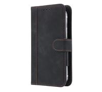 BMPNLSZ Funda para BLU G75 Flip Case, Suave PU Cuero Carcasa con Cover, Cierre Magnético, Función de Soporte, Billetera con Tapa Tarjetas Funda Cuero con Tapa (6,88") - Negro-XHDFG