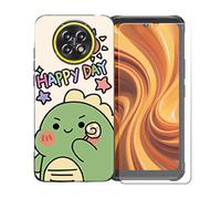 BMPNLSZ Funda para Cubot Kingkong Ace 5, Suave Silicona TPU Canica Carcasa Caso Case + Cristal Templado Film Vidrio Protector de Pantalla para Cubot Kingkong Ace 5 - OYLLM49