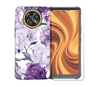 BMPNLSZ Funda para Cubot Kingkong Ace 5, Suave Silicona TPU Canica Carcasa Caso Case + Cristal Templado Film Vidrio Protector de Pantalla para Cubot Kingkong Ace 5 - OYLLM28