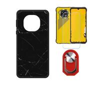 BMPNLSZ Funda para Cubot Kingkong ES 5 + Vidrio Templado+Anillo- 11