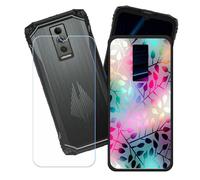 BMPNLSZ Funda para Doogee Blade 10 Energy (6,56"), Cover Suave Silicona TPU Carcasa Caso Protectora Case + Cristal Templado Film Vidrio Protector de Pantalla - LH5