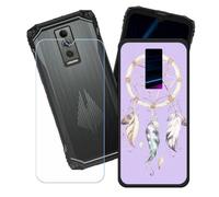 BMPNLSZ Funda para Doogee Blade 10 Ultra Energy (6,56"), Cover Suave Silicona TPU Carcasa Caso Protectora Case + Cristal Templado Film Vidrio Protector de Pantalla - LH85