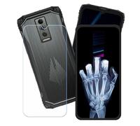 BMPNLSZ Funda para Doogee Blade 10 Ultra Energy (6,56"), Cover Suave Silicona TPU Carcasa Caso Protectora Case + Cristal Templado Film Vidrio Protector de Pantalla - LH4