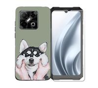 BMPNLSZ Funda para Doogee Blade GT Play, Suave Silicona TPU Canica Carcasa Caso Case + Cristal Templado Film Vidrio Protector de Pantalla para Doogee Blade GT Play - OYLLM8