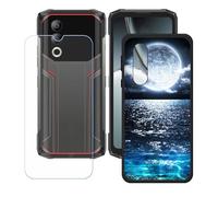 BMPNLSZ Funda para Doogee Blade20 Turbo (6,6"), Cover Suave Silicona TPU Carcasa Caso Protectora Case + Cristal Templado Film Vidrio Protector de Pantalla - LH39