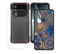 BMPNLSZ Funda para Doogee Blade20 Turbo (6,6"), Cover Suave Silicona TPU Carcasa Caso Protectora Case + Cristal Templado Film Vidrio Protector de Pantalla - LH15