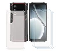 BMPNLSZ Funda para Doogee Blade20 Turbo Screen Protector, Translúcido Suave Silicona TPU Canica Carcasa Caso Case + [4 Piezas] Cristal Templado Film Vidrio (6,6")